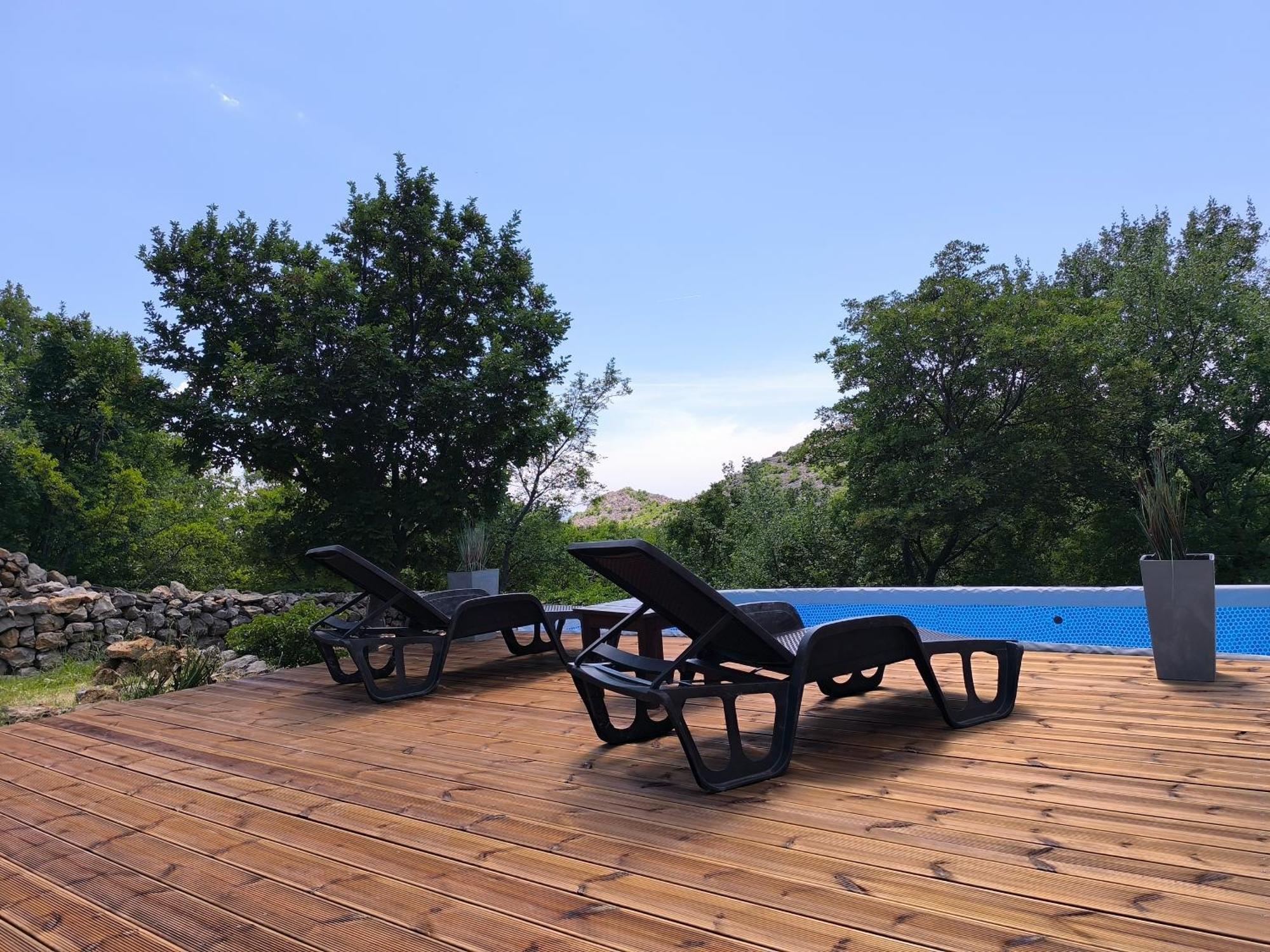 Holiday Home Lucija "" Private House With Pool "" Ябланац Экстерьер фото