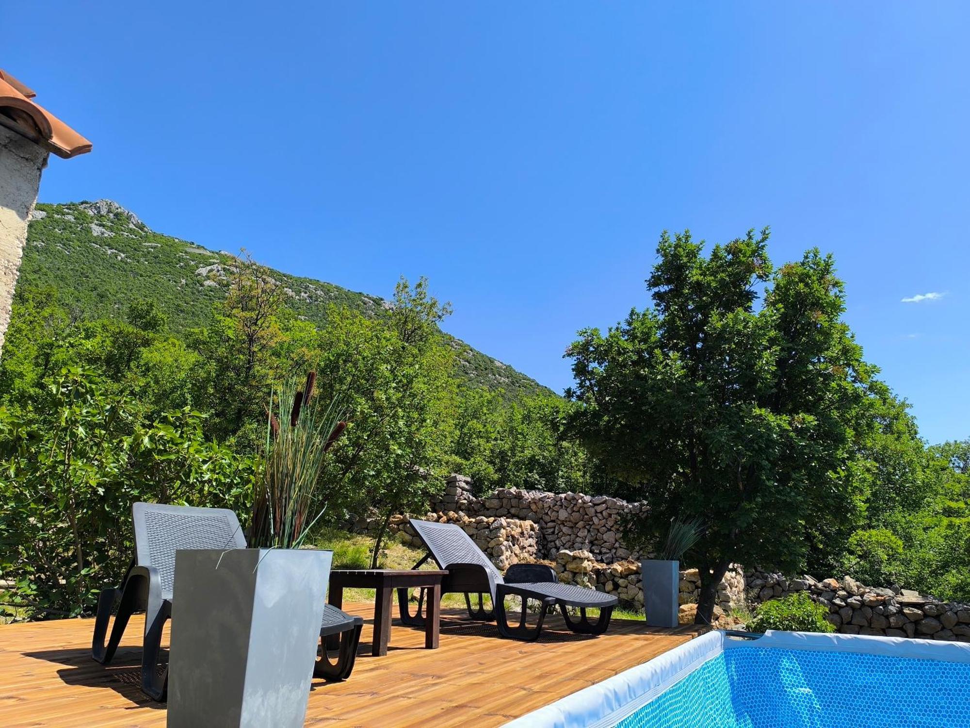 Holiday Home Lucija "" Private House With Pool "" Ябланац Экстерьер фото