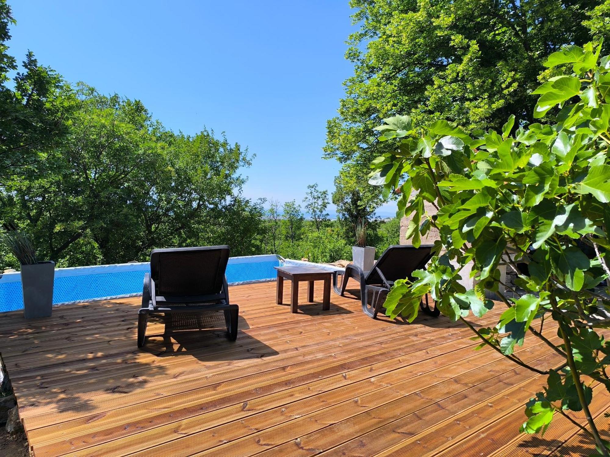 Holiday Home Lucija "" Private House With Pool "" Ябланац Экстерьер фото