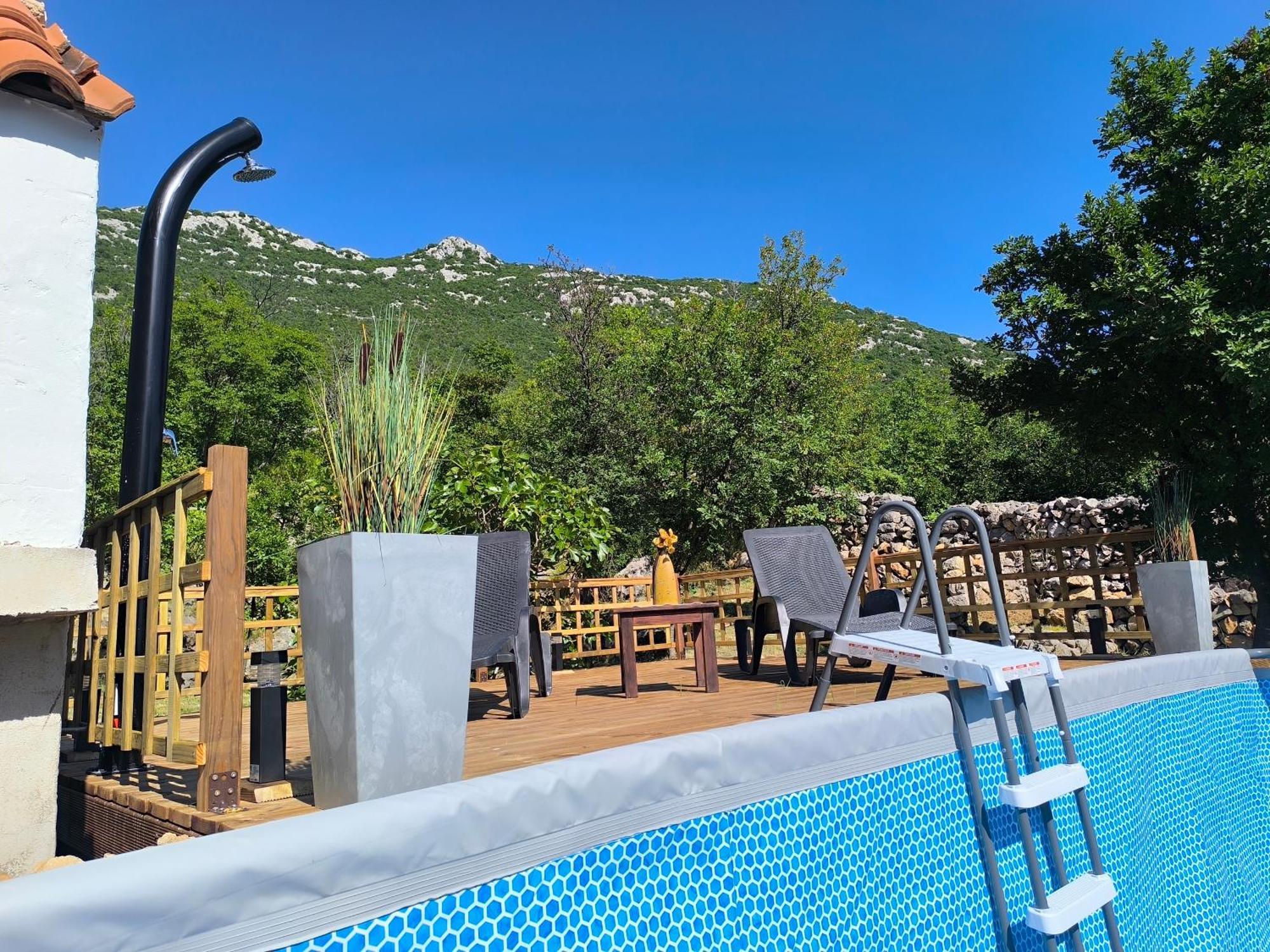 Holiday Home Lucija "" Private House With Pool "" Ябланац Экстерьер фото