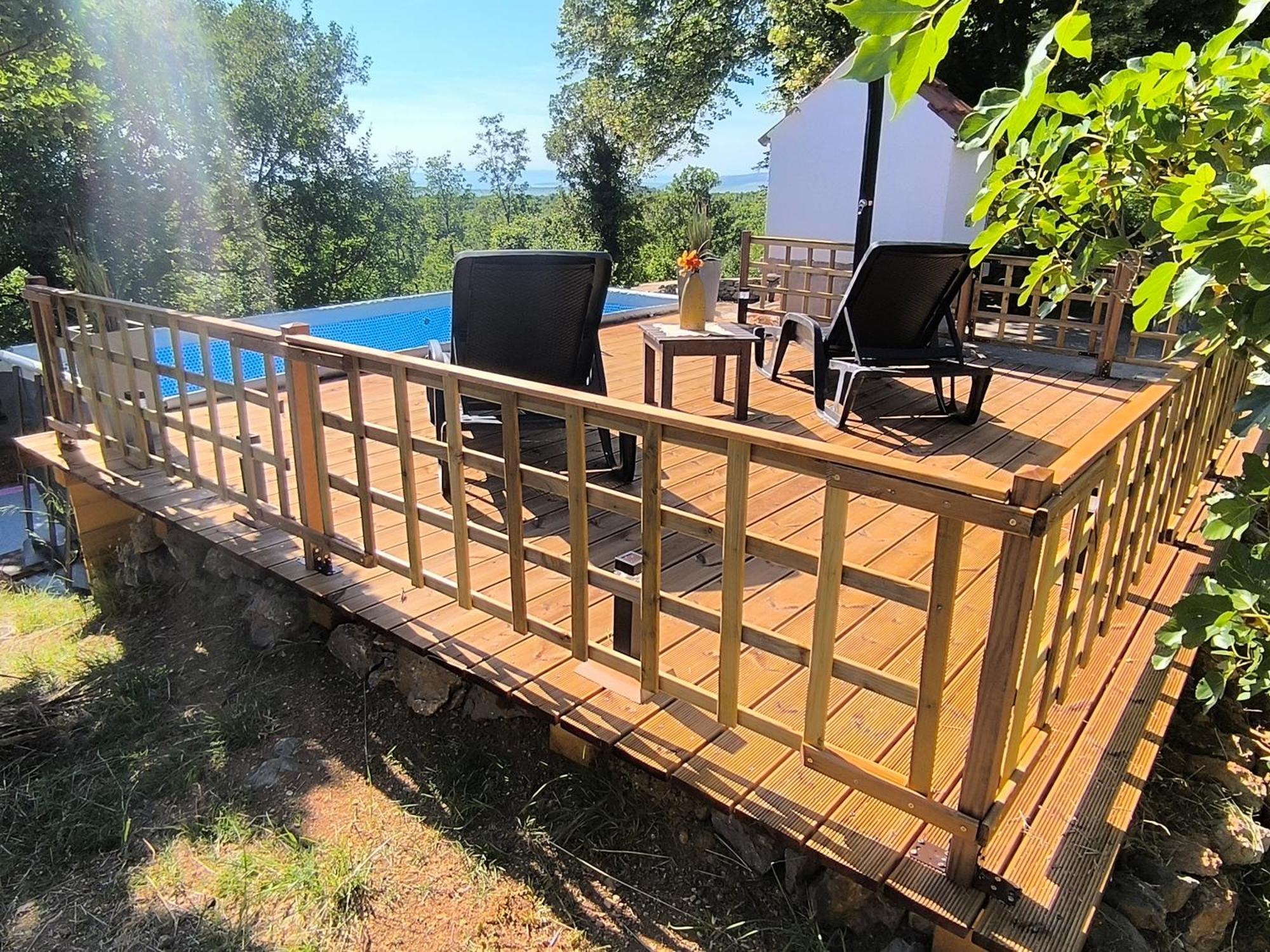 Holiday Home Lucija "" Private House With Pool "" Ябланац Экстерьер фото